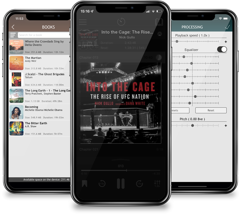 Audiobook Into the Cage: The Rise of UFC Nation by Nick Gullo