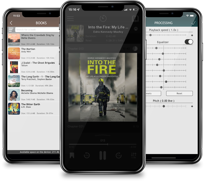 Audiobook Into the Fire: My Life as a London Firefighter by Edric Kennedy-Macfoy