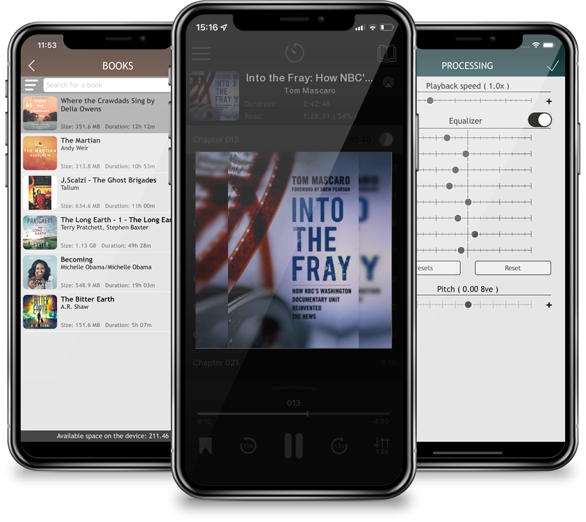 Audiobook Into the Fray: How NBC\'s Washington Documentary Unit Reinvented the News by Tom Mascaro