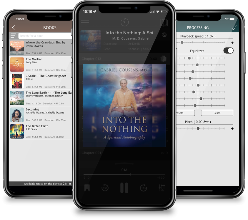 Audiobook Into the Nothing: A Spiritual Autobiography by M. D. Cousens, Gabriel