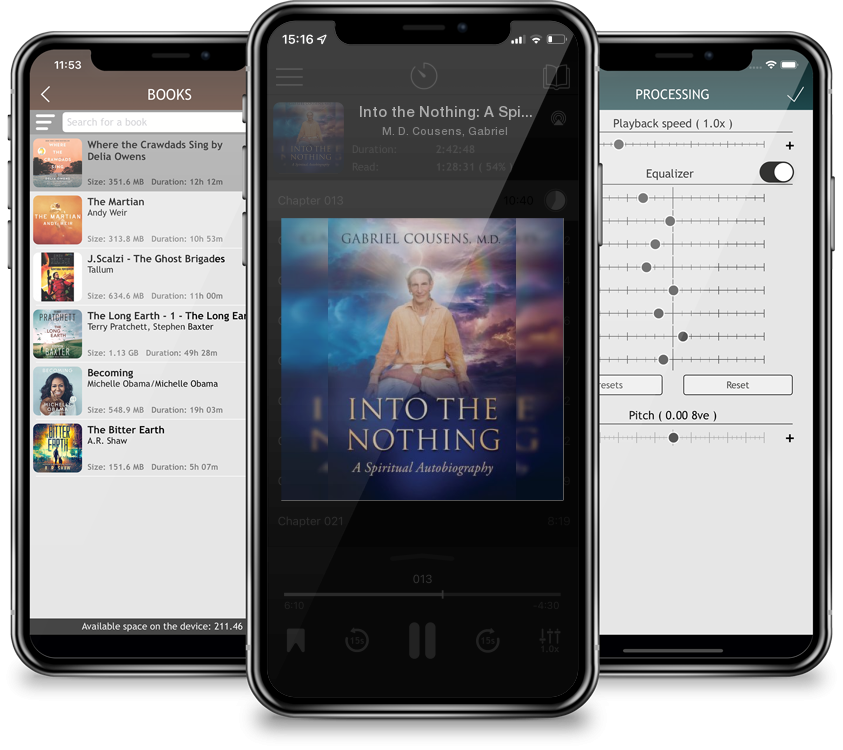 Listen Into the Nothing: A Spiritual Autobiography by M. D. Cousens, Gabriel in MP3 Audiobook Player for free