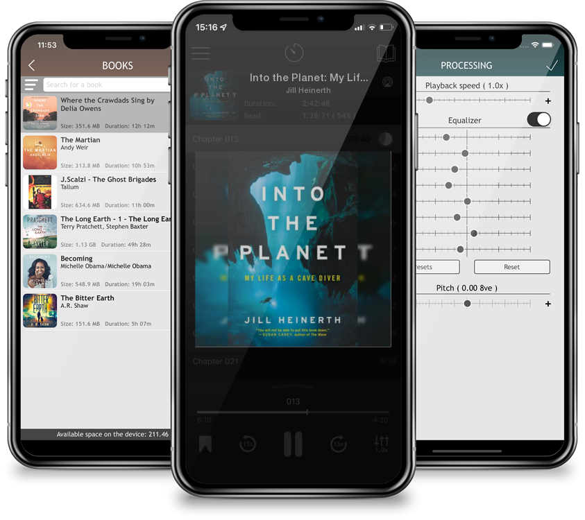 Audiobook Into the Planet: My Life as a Cave Diver by Jill Heinerth