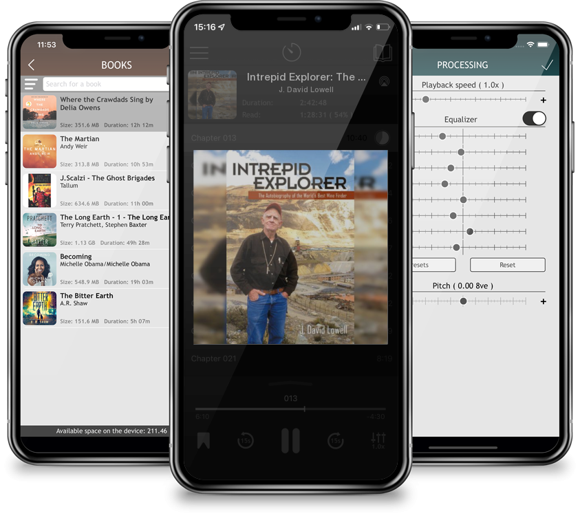 Audiobook Intrepid Explorer: The Autobiography of the World\'s Best Mine Finder by J. David Lowell