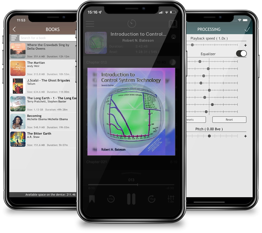Audiobook Introduction to Control System Technology [With CD-ROM] by Robert N. Bateson