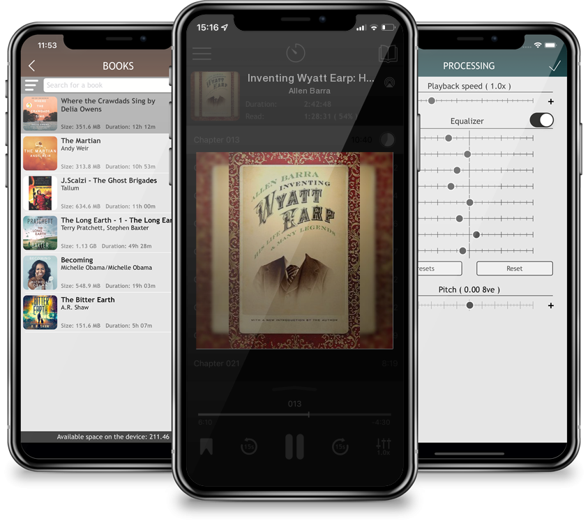 Audiobook Inventing Wyatt Earp: His Life and Many Legends by Allen Barra