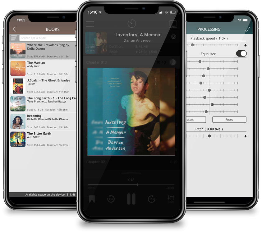 Audiobook Inventory: A Memoir by Darran Anderson