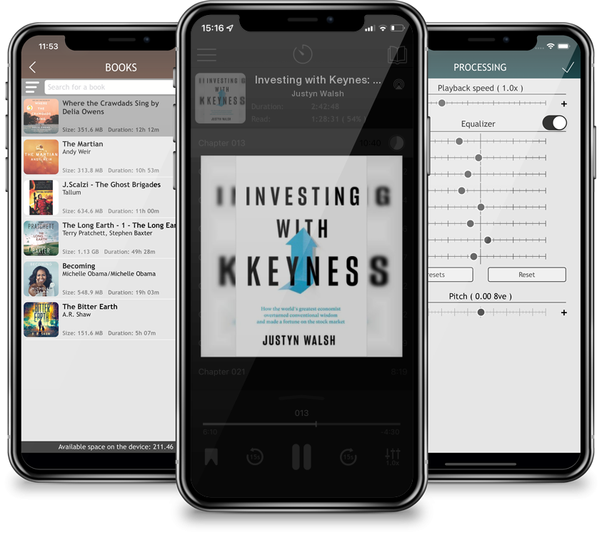 Audiobook Investing with Keynes: How the World\'s Greatest Economist Overturned Conventional Wisdom and Made a Fortune on the Stock Market by Justyn Walsh