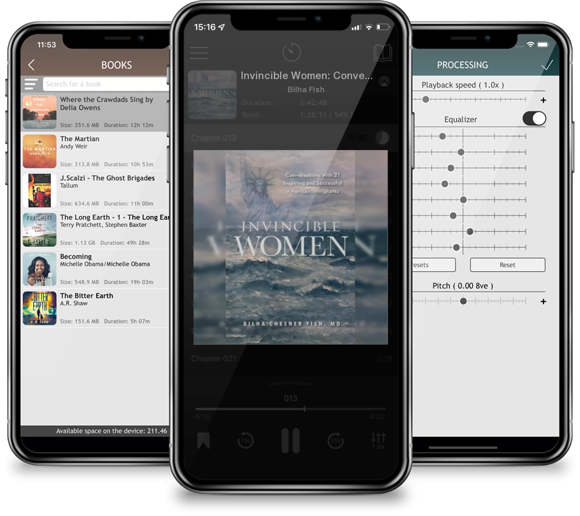 Audiobook Invincible Women: Conversations with 21 Inspiring and Successful American Immigrants by Bilha Fish