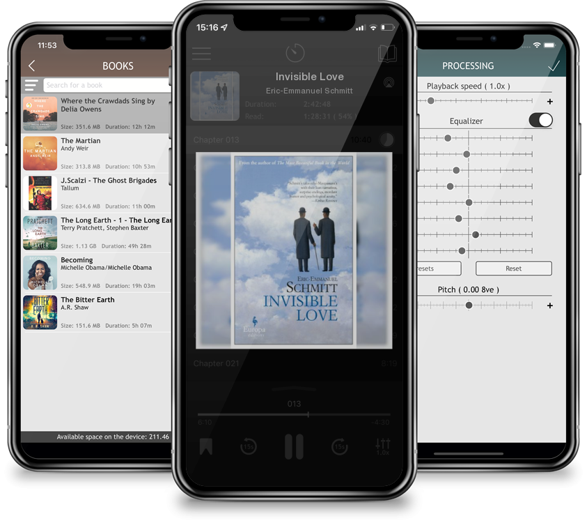 Audiobook Invisible Love by Eric-Emmanuel Schmitt