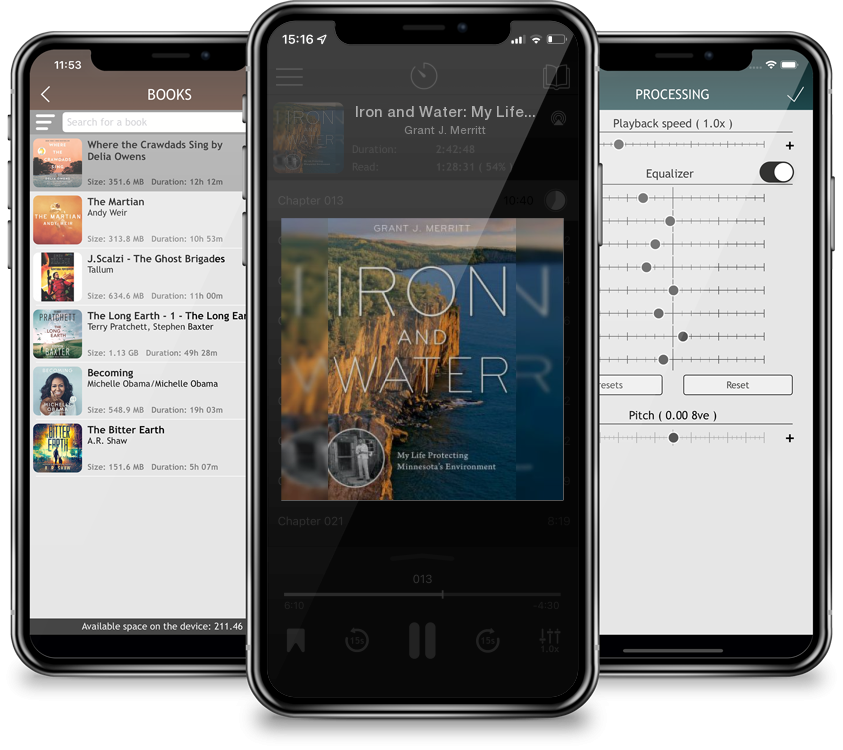 Audiobook Iron and Water: My Life Protecting Minnesota\'s Environment by Grant J. Merritt