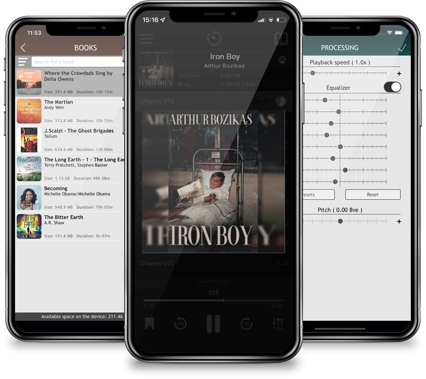 Audiobook Iron Boy by Arthur Bozikas