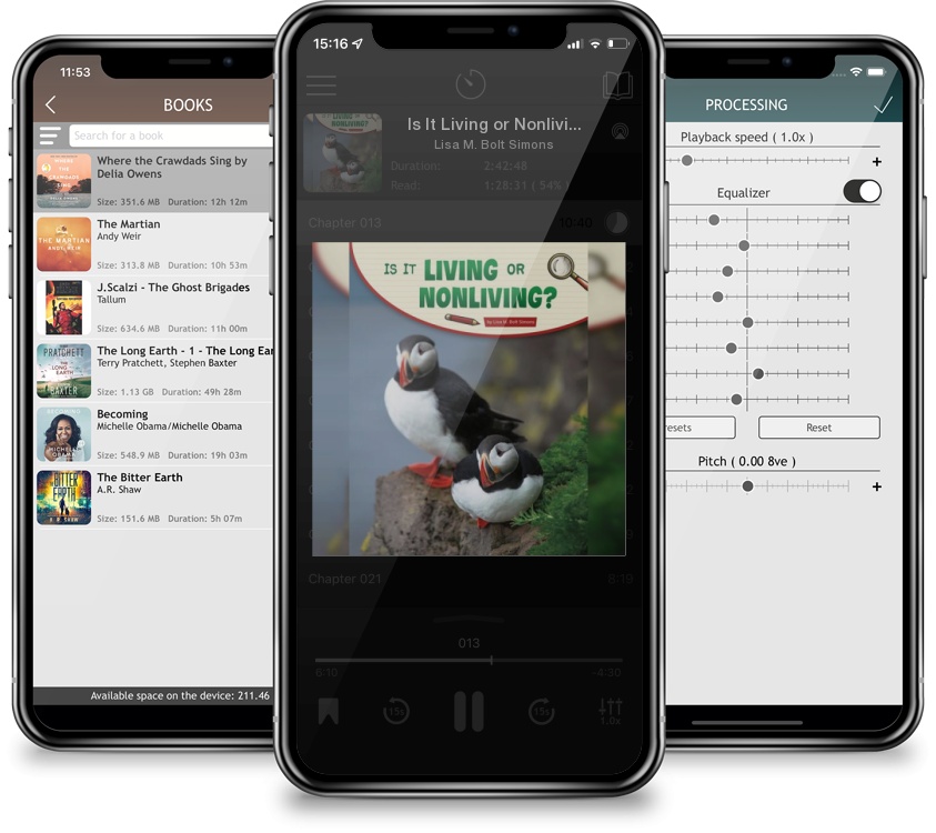 Audiobook Is It Living or Nonliving? by Lisa M. Bolt Simons