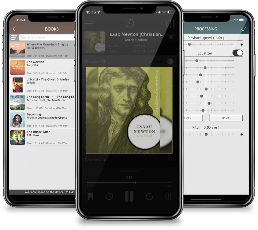 Audiobook Isaac Newton (Christian Encounters) by Mitch Stokes