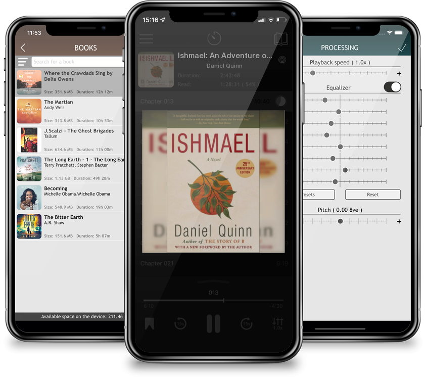 Audiobook Ishmael: An Adventure of the Mind and Spirit (Prebound) by Daniel Quinn