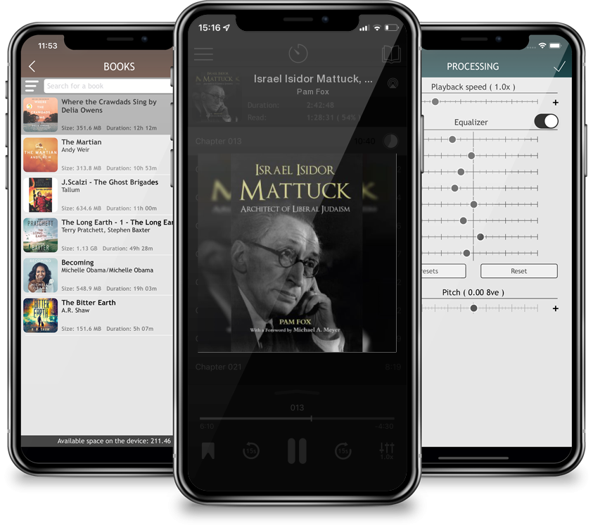 Audiobook Israel Isidor Mattuck, Architect of Liberal Judaism by Pam Fox