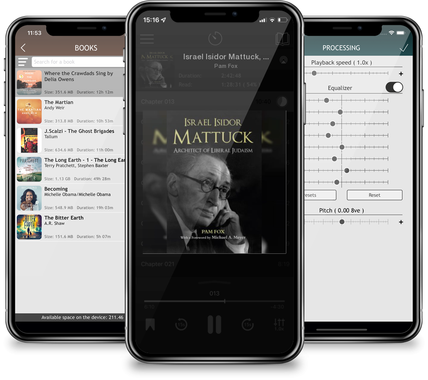 Listen Israel Isidor Mattuck, Architect of Liberal Judaism by Pam Fox in MP3 Audiobook Player for free