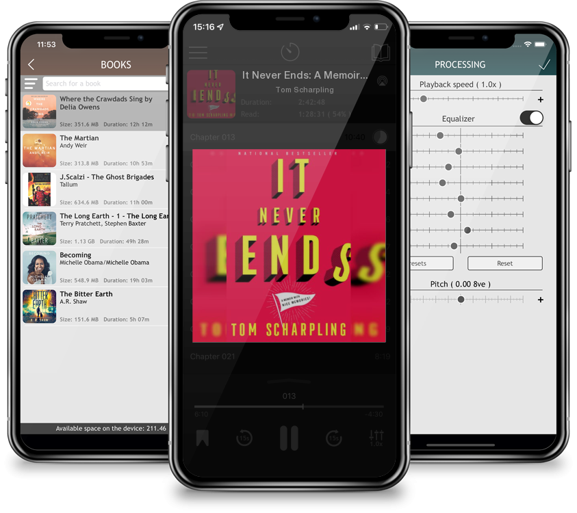 Audiobook It Never Ends: A Memoir with Nice Memories! by Tom Scharpling