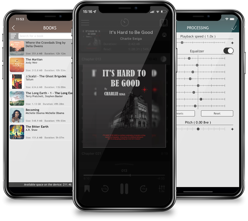 Audiobook It\'s Hard to Be Good by Charlie Seiga