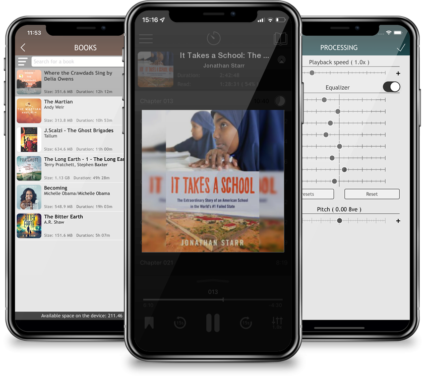 Audiobook It Takes a School: The Extraordinary Story of an American School in the World\'s #1 Failed State by Jonathan Starr
