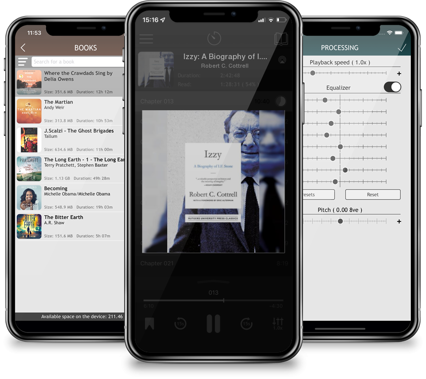 Audiobook Izzy: A Biography of I. F. Stone by Robert C. Cottrell