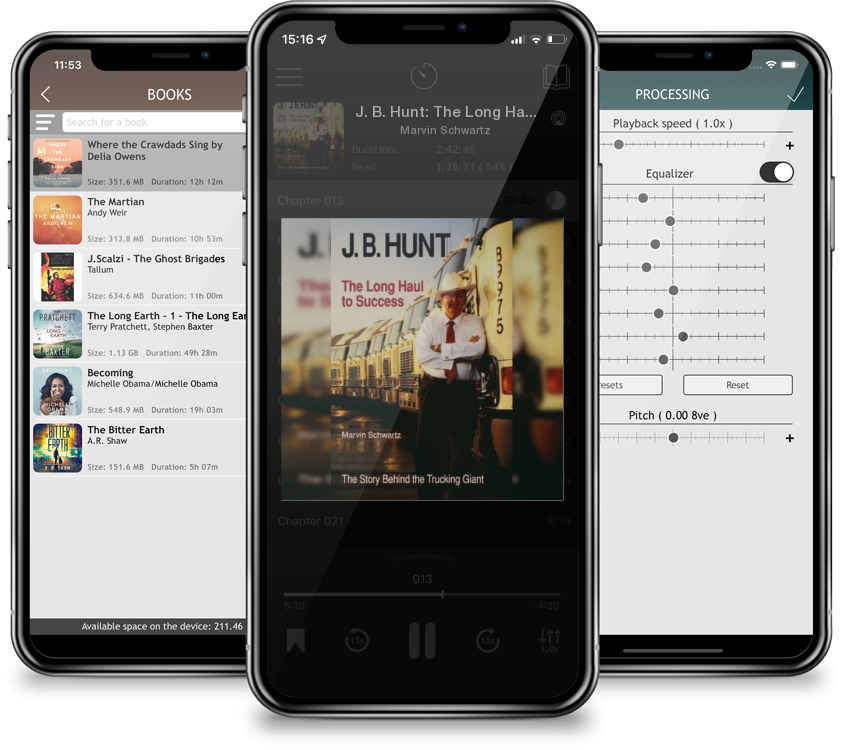 Audiobook J. B. Hunt: The Long Haul to Success by Marvin Schwartz