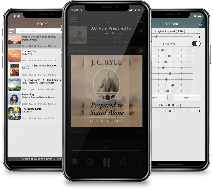 Listen J.C. Ryle: Prepared to Stand Alone by Iain H. Murray in MP3 Audiobook Player for free