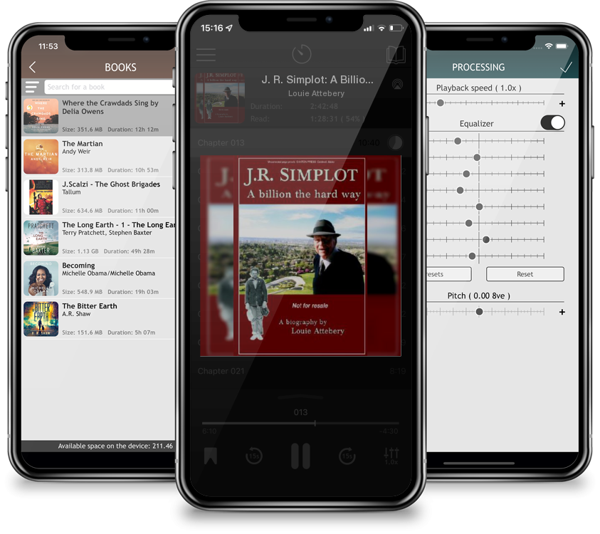 Audiobook J. R. Simplot: A Billion the Hard Way by Louie Attebery