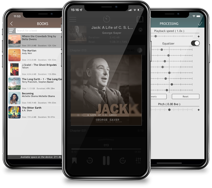 Audiobook Jack: A Life of C. S. Lewis by George Sayer