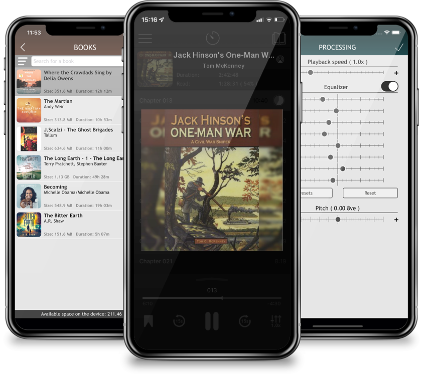 Audiobook Jack Hinson\'s One-Man War by Tom McKenney