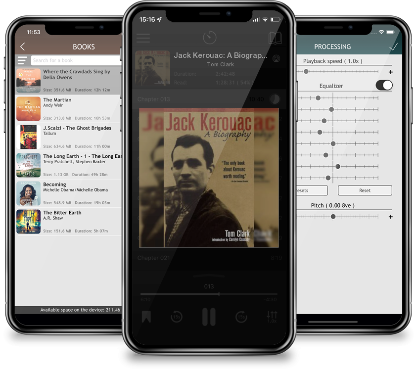 Audiobook Jack Kerouac: A Biography by Tom Clark