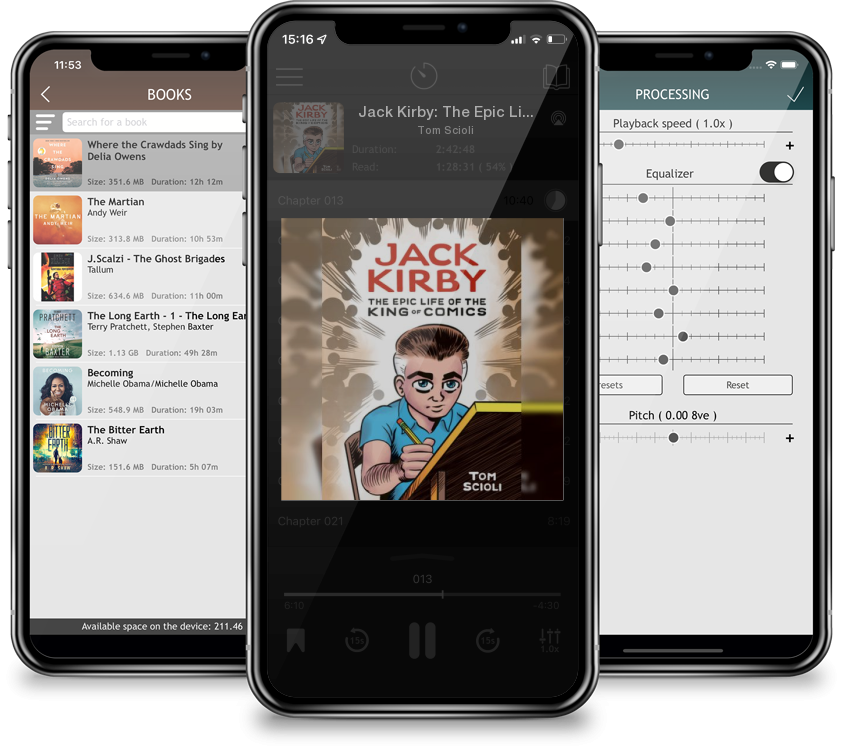 Audiobook Jack Kirby: The Epic Life of the King of Comics by Tom Scioli