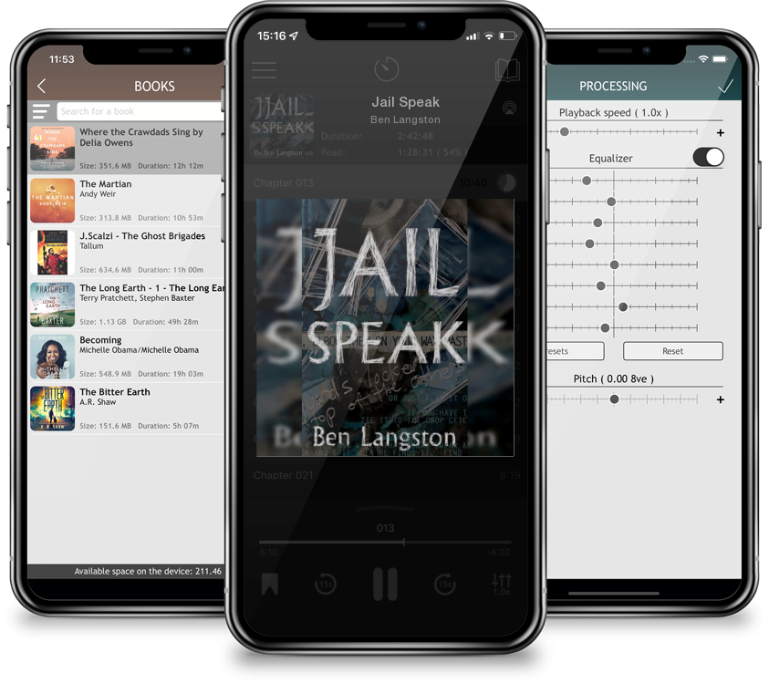 Listen Jail Speak by Ben Langston in MP3 Audiobook Player for free