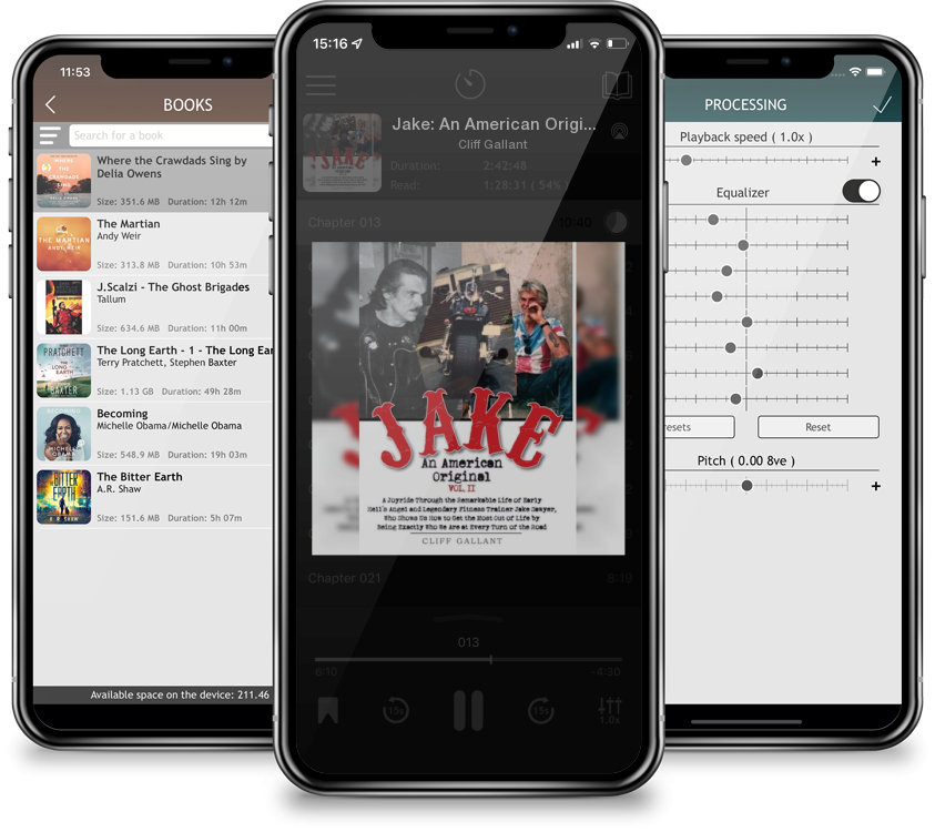 Audiobook Jake: An American Original: Volume II by Cliff Gallant