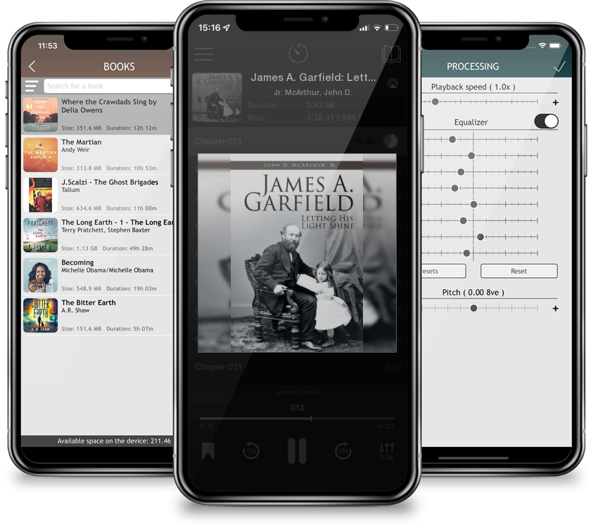 Audiobook James A. Garfield: Letting His Light Shine by Jr. McArthur, John D.