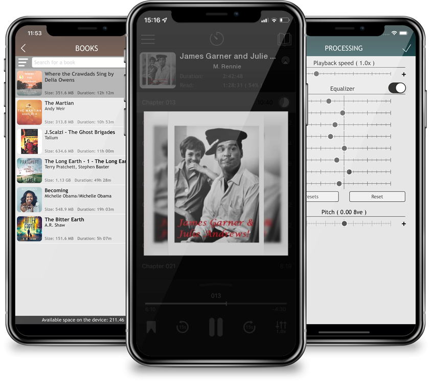 Listen James Garner and Julie Andrews! by M. Rennie in MP3 Audiobook Player for free