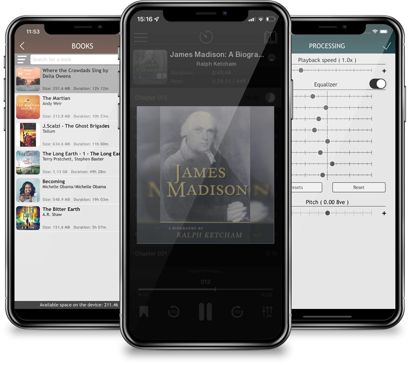 Listen James Madison: A Biography by Ralph Ketcham in MP3 Audiobook Player for free