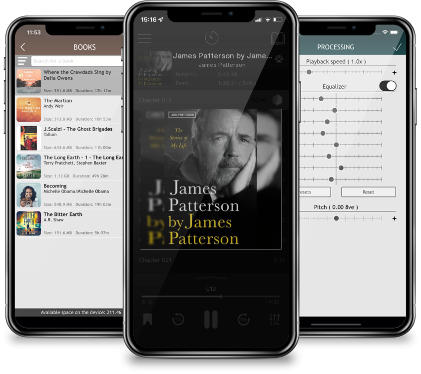 Audiobook James Patterson by James Patterson: The Stories of My Life (Large Print / Paperback) by James Patterson