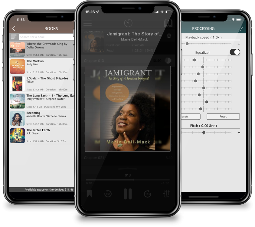 Audiobook Jamigrant: The Story of A Jamaican Immigrant: Experiences through Immigration, the Justice System, and Teaching by Marie Bell-Mack