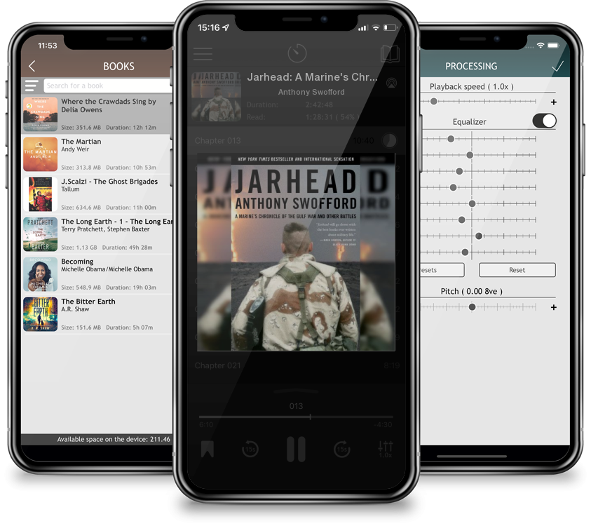 Audiobook Jarhead: A Marine\'s Chronicle of the Gulf War and Other Battles by Anthony Swofford