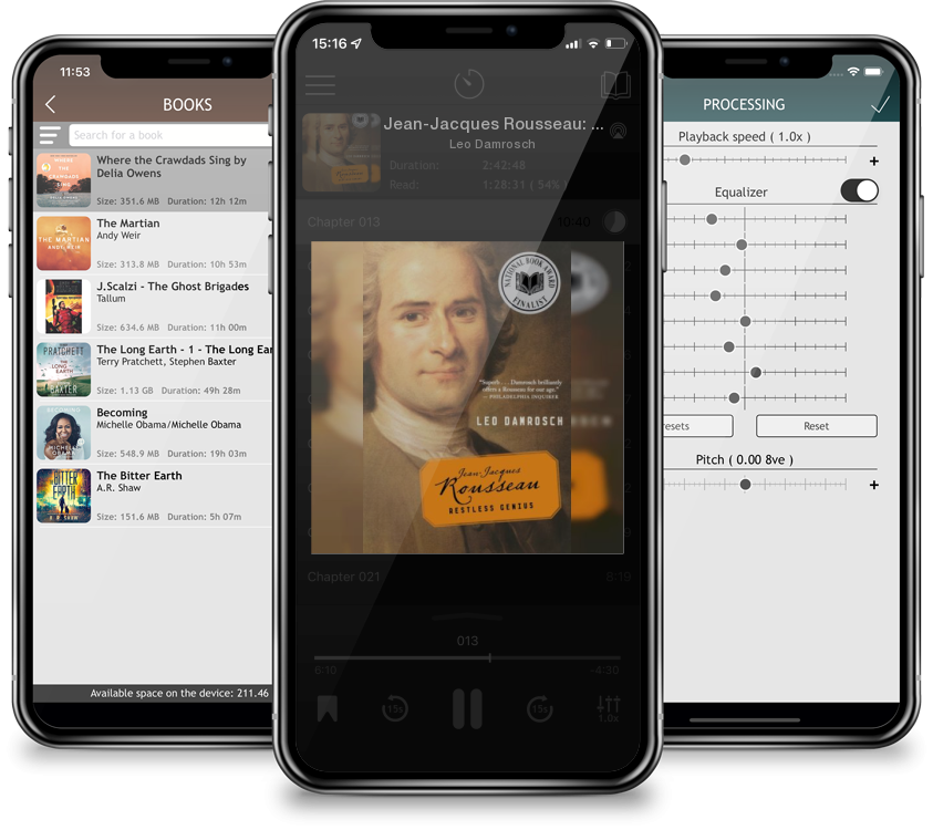 Audiobook Jean-Jacques Rousseau: Restless Genius by Leo Damrosch
