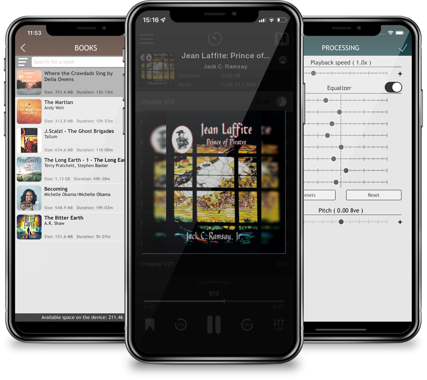 Audiobook Jean Laffite: Prince of Pirates by Jack C. Ramsay