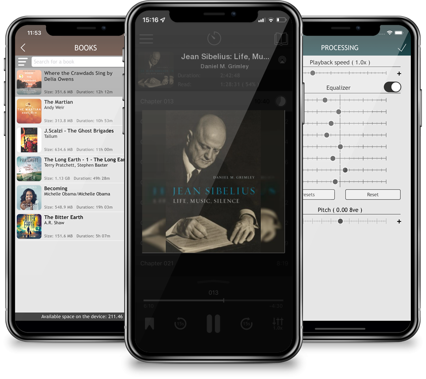 Audiobook Jean Sibelius: Life, Music, Silence by Daniel M. Grimley