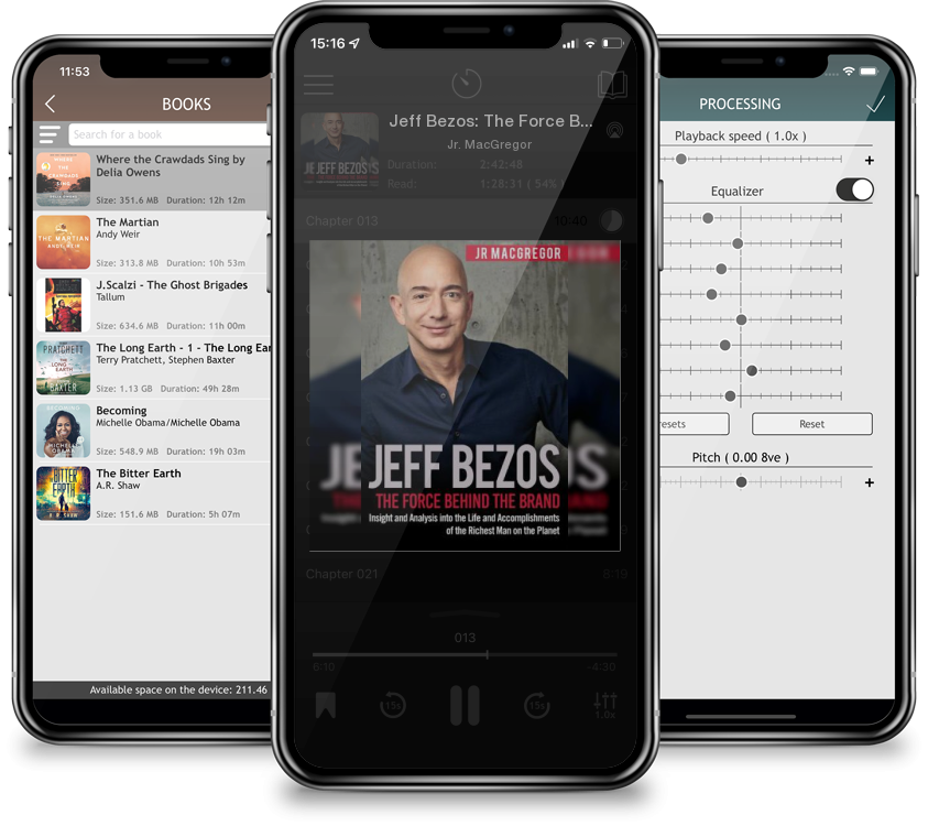 Audiobook Jeff Bezos: The Force Behind the Brand: Insight and Analysis into the Life and Accomplishments of the Richest Man on the Planet by Jr. MacGregor