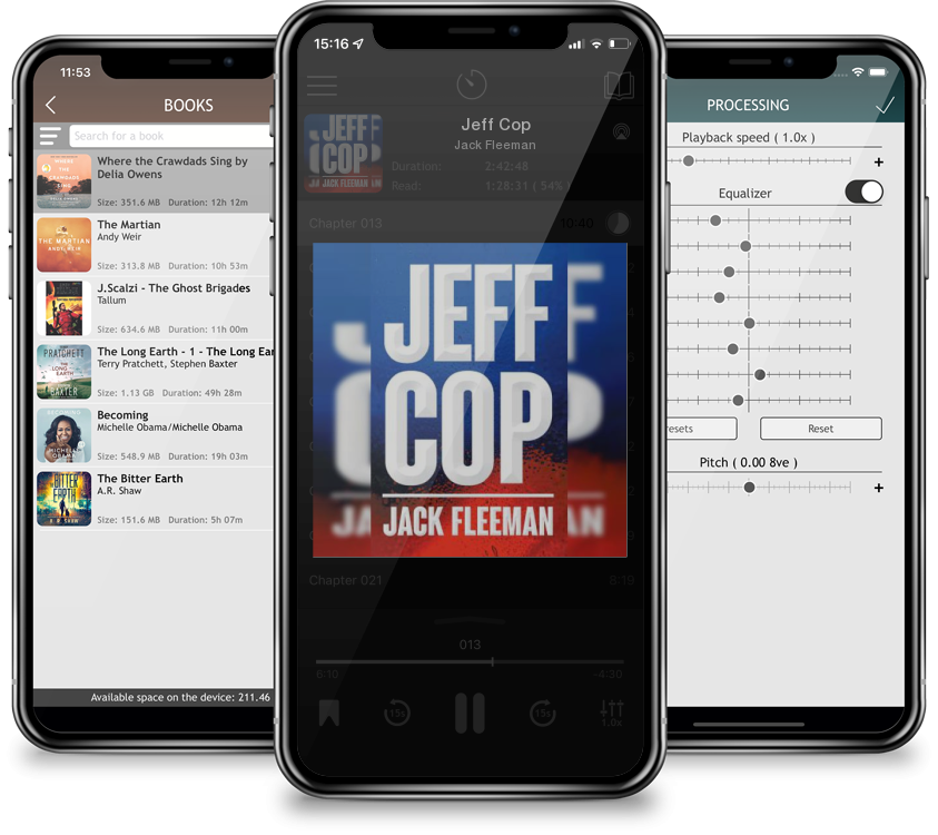Audiobook Jeff Cop by Jack Fleeman