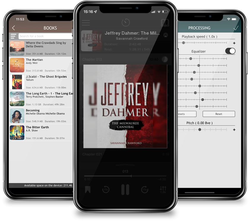 Audiobook Jeffrey Dahmer: The Milwaukee Cannibal by Savannah Crawford