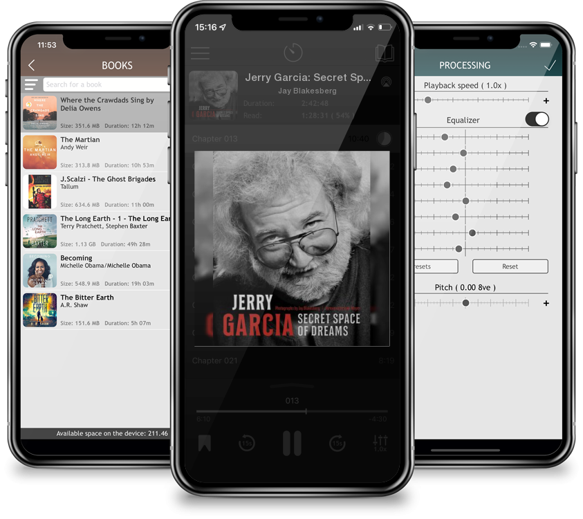 Audiobook Jerry Garcia: Secret Space of Dreams by Jay Blakesberg