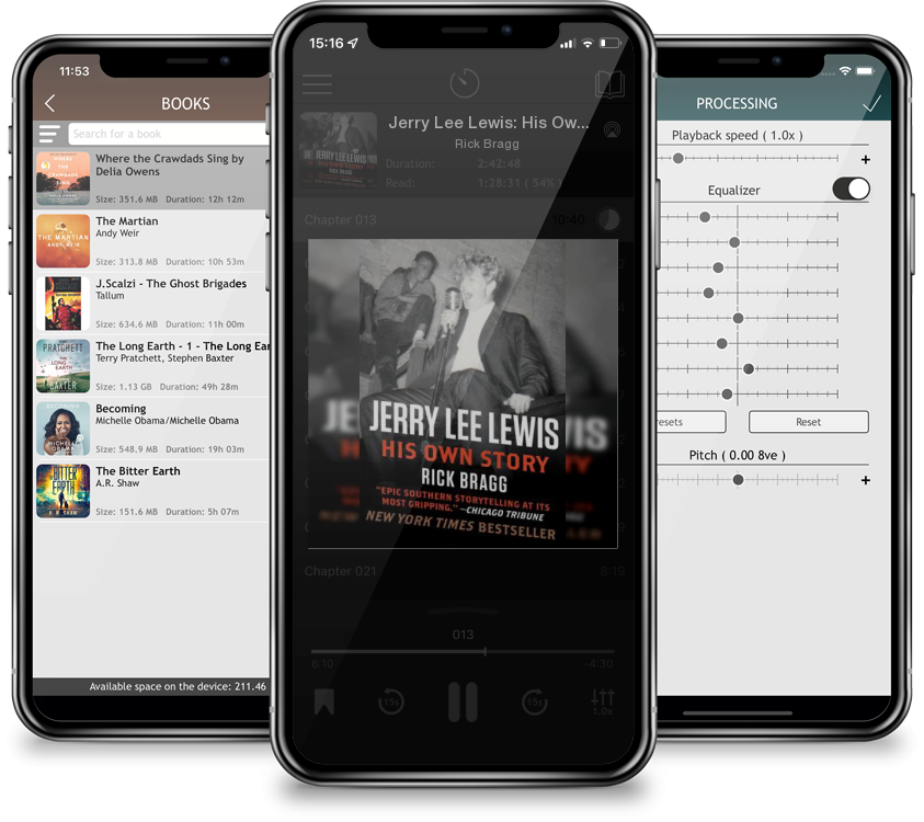 Audiobook Jerry Lee Lewis: His Own Story by Rick Bragg