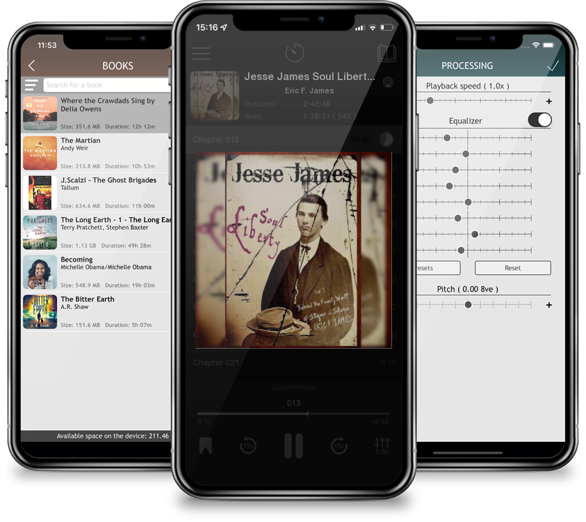 Audiobook Jesse James Soul Liberty, Vol. I, Behind the Family Wall of Stigma & Silence by Eric F. James