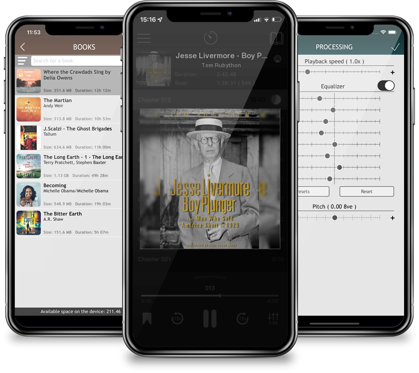 Audiobook Jesse Livermore - Boy Plunger: The Man Who Sold America Short in 1929 by Tom Rubython