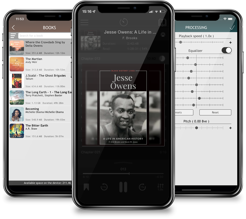 Audiobook Jesse Owens: A Life in American History by F. Brooks